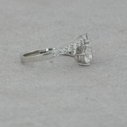 2 stone Pompeii diamond Engagement  ring.