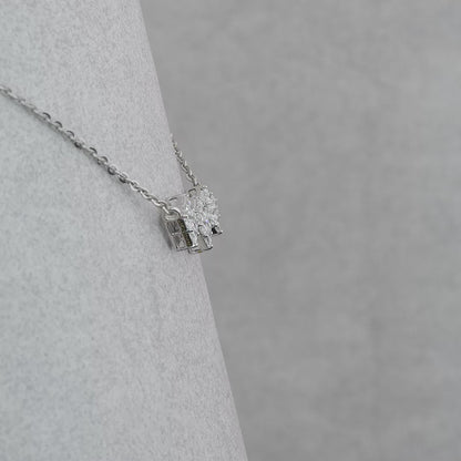 Three Stone Diamond Necklace