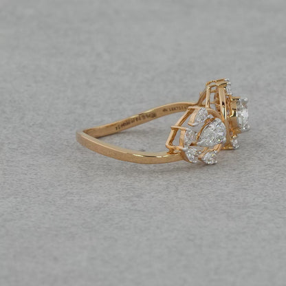 Cuff or Wrap Design Diamond Ring