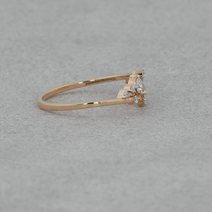 purecarat Yellow Gold Diamond Fashion Ring - Buy Online