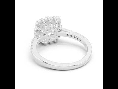 18K Rose Gold Round Lab-Grown Diamond Wedding Ring for Women | Pure Carat