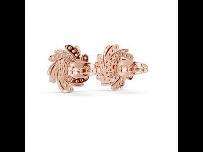 18K Yellow Gold Round Lab-Grown Diamond Engagement Earrings for Women | Pure Carat