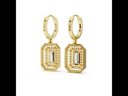 14K Yellow Gold Round Lab-Grown Diamond Engagement Earrings for Women | Pure Carat