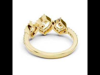 14K Rose Gold Round Lab-Grown Diamond Engagement Ring for Women | Pure Carat