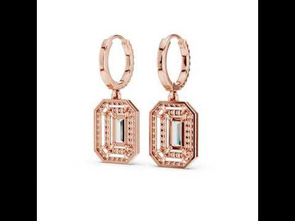 14K Yellow Gold Round Lab-Grown Diamond Engagement Earrings for Women | Pure Carat