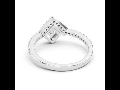 14K Rose Gold Round Lab-Grown Diamond Anniversary Gift Ring for Women | Pure Carat