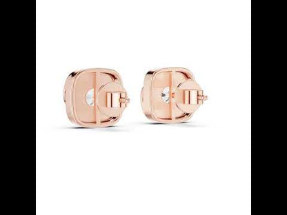 14K White Gold Round Lab-Grown Diamond Earrings for Women | PureCarat