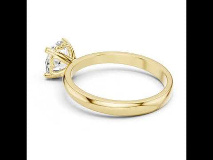 14K Rose Gold Round Lab-Grown Diamond Ring for Women | PureCarat