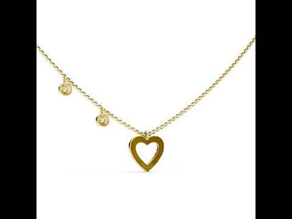 14k Yellow Gold Round Lab-Grown Diamond Anniversary Gift Pendant for Women | Pure Carat