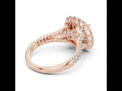 Women’s Wedding Round Lab-Grown Diamond Ring in 14K Yellow Gold - Pure Carat