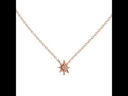 14K Yellow Gold Round Cut Diamond Pendant for Women - Office Wear Jewellery - Pure Carat