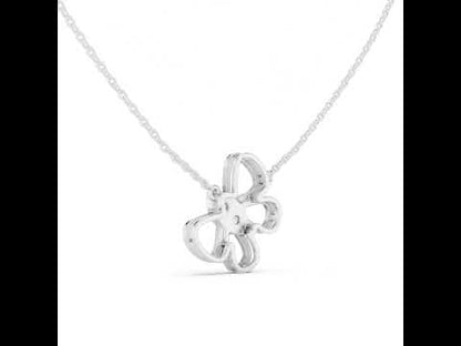18K Yellow Gold Round Lab-Grown Diamond Pendant for Women | Party Wear | Pure Carat