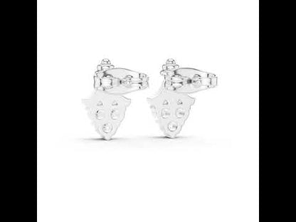 14K Yellow Gold Round Lab-Grown Diamond Everyday Wear Earrings for Women | Pure Carat