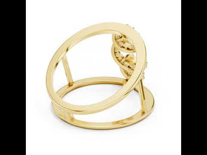 18K White Gold Round Lab-Grown Diamond Anniversary Gift Ring for Women | Pure Carat