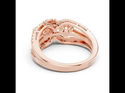 14K White Gold Round Lab-Grown Diamond Bridal Ring for Women | Pure Carat