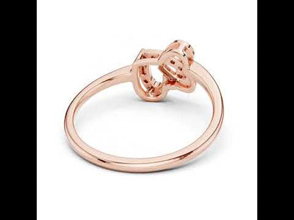 18K White Gold Round Lab-Grown Diamond Ring for Women | Office Wear | Pure Carat