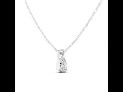 18K Yellow Gold Pear Lab-Grown Diamond Pendant for Women | Party Wear | Pure Carat