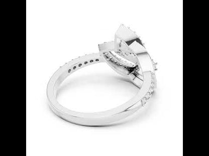 18K Yellow Gold Round Lab-Grown Diamond Engagement Ring for Women | Pure Carat