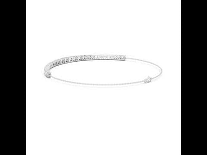 14K Yellow Gold Round Cut Lab-Grown Diamond Bracelet for Women – Pure Carat