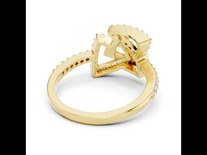 14K Rose Gold Round Lab-Grown Diamond Wedding Ring for Women | Pure Carat