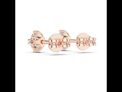 14K Yellow Gold Oval Lab-Grown Diamond Earrings for Women | Party Wear | Pure Carat