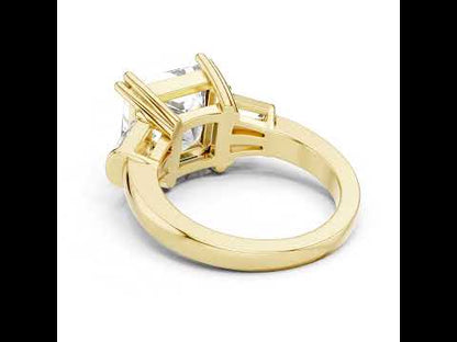 Princess Lab-Grown Diamond Solitaire Ring in 14K Rose Gold – Pure Carat