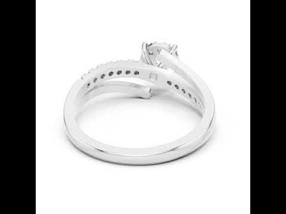 18K Rose Gold Round Lab-Grown Diamond Everyday Wear Ring for Women | Pure Carat