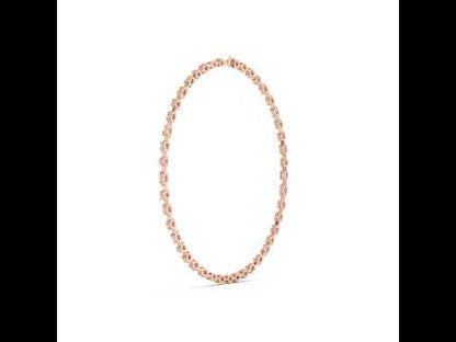 18k Yellow Gold Heart/Oval/Marquise/Emerald Lab-Grown Diamond Wedding Necklace | Pure Carat