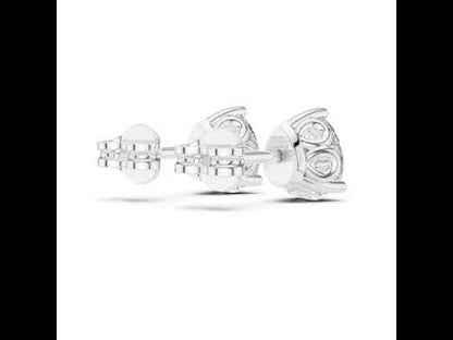 14K Rose Gold Pear Lab-Grown Diamond Stud Earrings for Women | Bridal Collection | Pure Carat