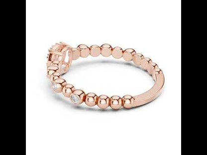 18K Yellow Gold Round Lab-Grown Diamond Ring for Women | Party Wear | Pure Carat