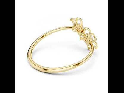 18K Rose Gold Round Lab-Grown Diamond Stud Ring for Women | Anniversary Gift | Pure Carat