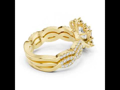 18K Rose Gold Round Lab-Grown Diamond Everyday Wear Ring for Women | Pure Carat