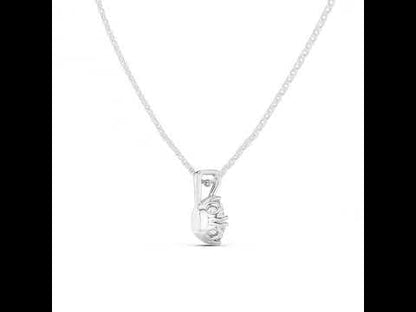 18K Rose Gold Oval Lab-Grown Diamond Pendant for Women | Anniversary Gift | Pure Carat