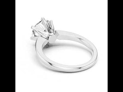 18K Yellow Gold Round Lab-Grown Diamond Ring for Women | Anniversary Gift | Pure Carat