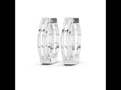 Women’s Bridal Earrings in 14K Yellow Gold with Round Lab-Grown Diamonds | Pure Carat