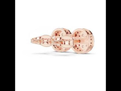14K White Gold Round Lab-Grown Diamond Engagement Earrings for Women | Pure Carat