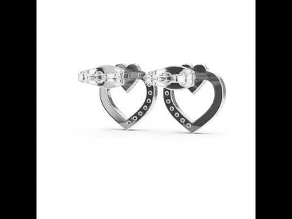 18K Rose Gold Round Lab-Grown Diamond Everyday Wear Earrings for Women | Pure Carat