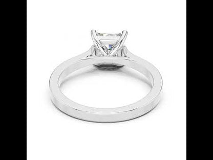 14K Yellow Gold Princess Lab-Grown Diamond Engagement Ring for Women | Pure Carat