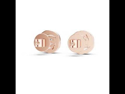 Women’s Round Lab-Grown Diamond Earrings in 14K Yellow Gold
