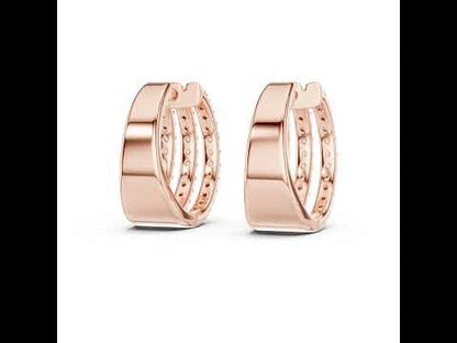 14K Yellow Gold Round Lab-Grown Diamond Earrings for Women | Bridal Wear | Pure Carat