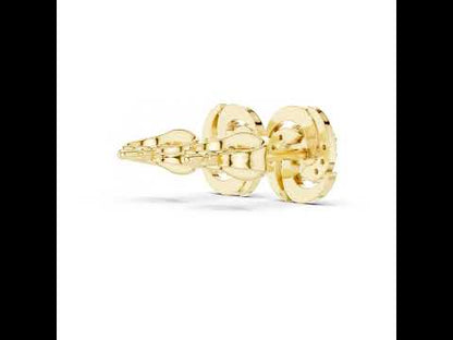 18K Rose Gold Round Lab-Grown Diamond Engagement Earrings for Women | Pure Carat