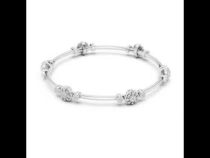 18K Yellow Gold Round Lab-Grown Diamond Bracelet for Women | Everyday Wear | Pure Carat