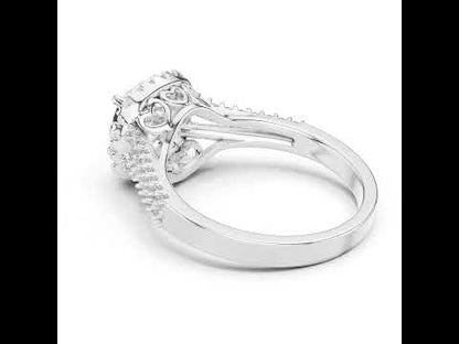 18K Yellow Gold Round Lab-Grown Diamond Drop Ring for Women | Everyday Wear | Pure Carat