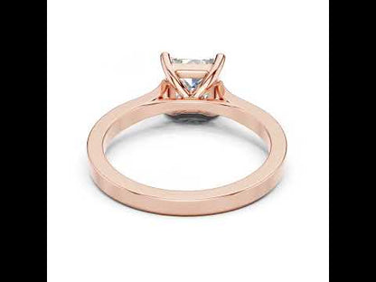 14K Yellow Gold Princess Lab-Grown Diamond Engagement Ring for Women | Pure Carat