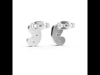 18K Yellow Gold Round Lab-Grown Diamond Engagement Earrings for Women | Pure Carat