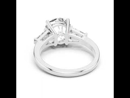 Round Lab-Grown Diamond Ring in 14K White Gold – Pure Carat