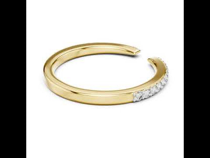 18K Yellow Gold Round Lab-Grown Diamond Engagement Ring for Women | Pure Carat