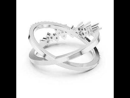 14K White Gold Round Lab-Grown Diamond Ring for Women | Bridal Wear | Pure Carat