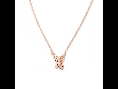14K Rose Gold Round Lab-Grown Diamond Pendant for Women | Party Wear | Pure Carat