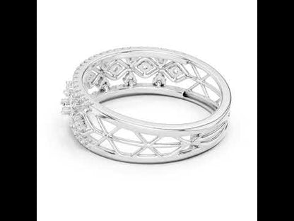 14K Yellow Gold Round Lab-Grown Diamond Stud Ring for Women | Bridal Wear | Pure Carat